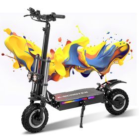 WHOSU 3000W Hyper Electric Scooter for Adults - 50 MPH Top Speed, 62 Mile Range, 11" Off-Road Tires, 4-Way Brake System